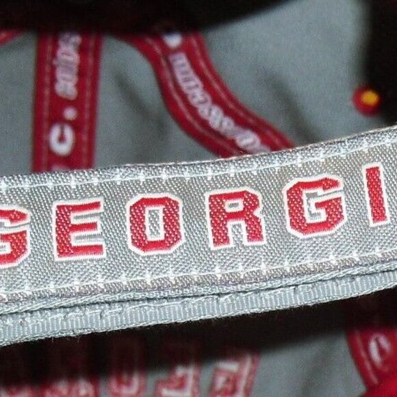 Georgia Bulldogs Mens Grey Eclipse Strapback hat cap New Tags Ncaa - Picture 3 of 3